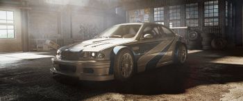 Обои 3440x1440 Need for Speed: Most Wanted, BMW M3, спорткар