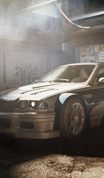 Обои 600x1024 Need for Speed: Most Wanted, BMW M3, спорткар
