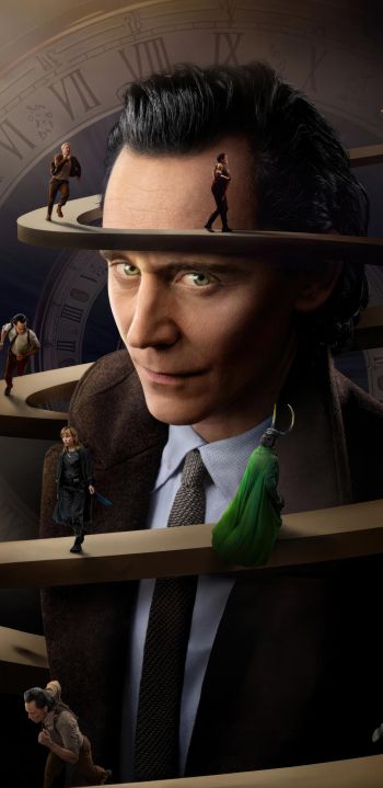 Loki, TV series, Tom Hiddleston Wallpaper 1080x2220