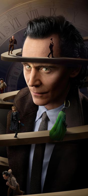 Loki, TV series, Tom Hiddleston Wallpaper 1080x2400