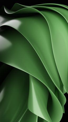 green aesthetics, abstraction, green Wallpaper 1440x2560