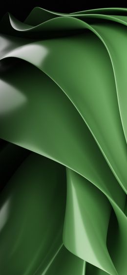 Обои 1242x2688 зеленая эстетика, абстракция, зеленый