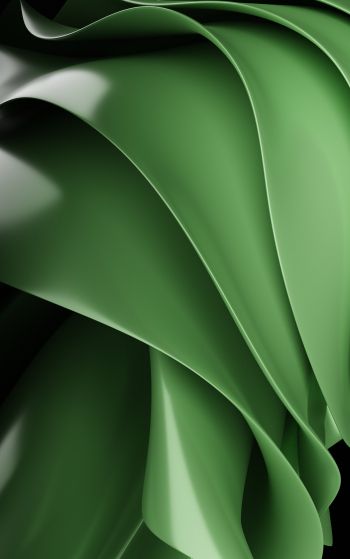 green aesthetics, abstraction, green Wallpaper 1752x2800
