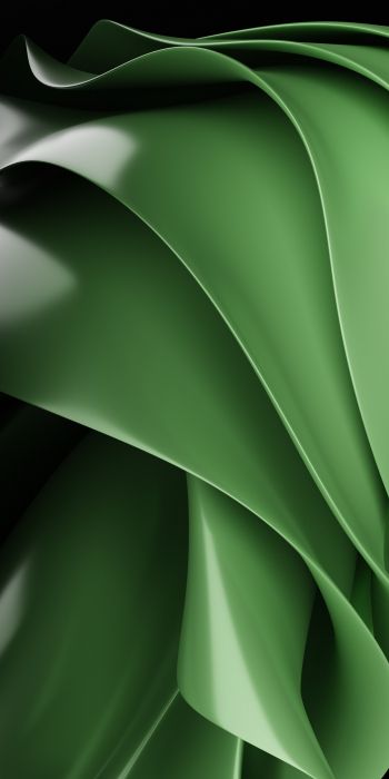 Обои 720x1440 зеленая эстетика, абстракция, зеленый
