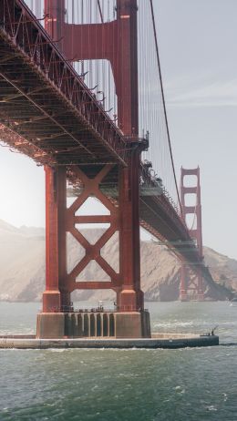 Обои 750x1334 Мост Золотые Ворота, Сан-Франциско, США