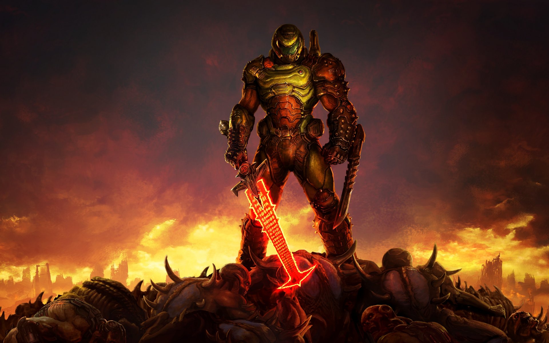 Doom eternal со всеми dlc