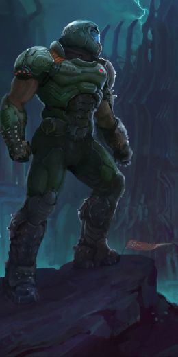 DOOM, Executioner of Rock, fiction Wallpaper 720x1440