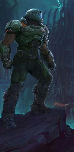 DOOM, Executioner of Rock, fiction Wallpaper 1080x2220