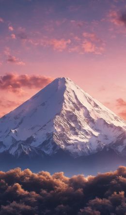 dawn, mountain, landscape Wallpaper 600x1024