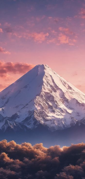 dawn, mountain, landscape Wallpaper 720x1520