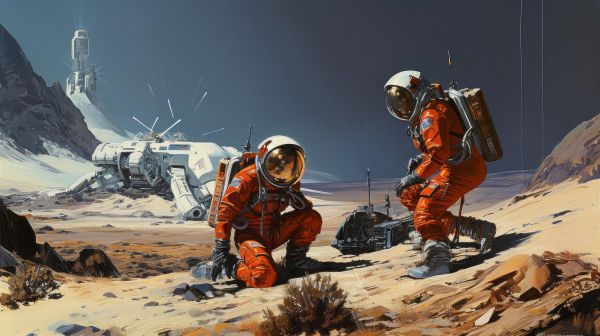 Sci-fi, astronaut, planet Wallpaper 2912x1632