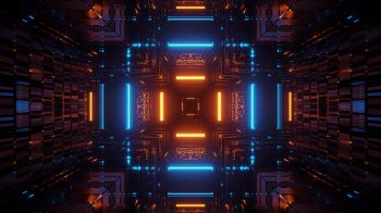 neon, symmetry, abstraction Wallpaper 2560x1440
