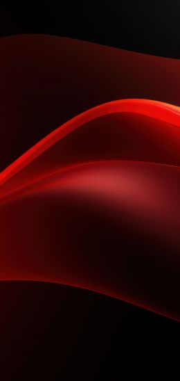 abstraction, waves, red Wallpaper 720x1520
