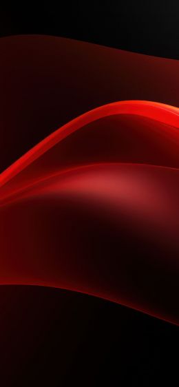 abstraction, waves, red Wallpaper 828x1792