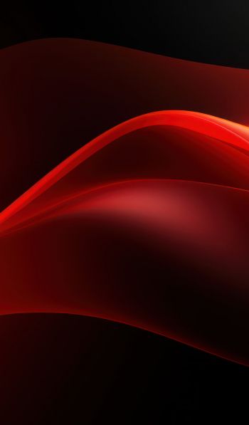 abstraction, waves, red Wallpaper 600x1024