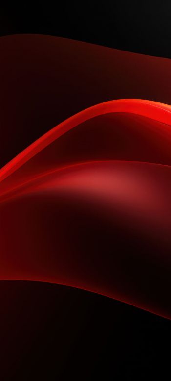 abstraction, waves, red Wallpaper 720x1600