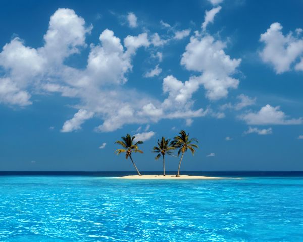 Windows XP wallpaper, island, sea Wallpaper 1280x1024