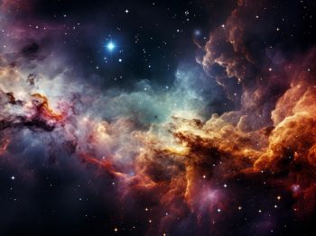 Обои 800x600 вселенная, звездное небо, туманность