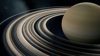 Обои 1600x900 Сатурн, планета, кольца Сатурна