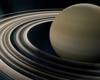 Saturn, planet, rings of Saturn Wallpaper 1280x1024