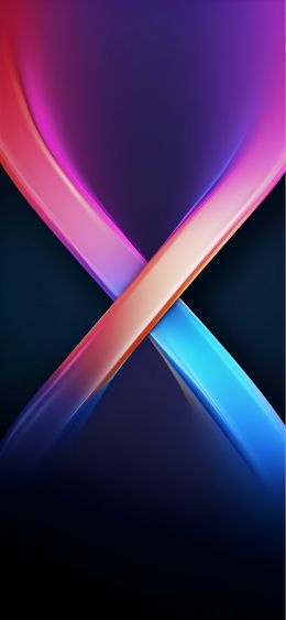 x, gradient, on a black background Wallpaper 1080x2340