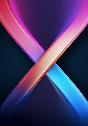 x, gradient, on a black background Wallpaper 1640x2360