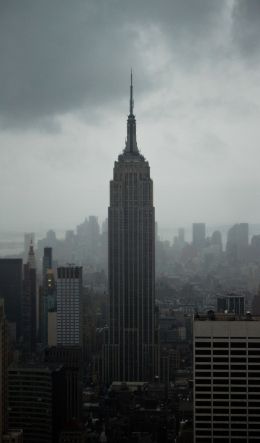 Empire State Building, New York, skyscraper Wallpaper 600x1024