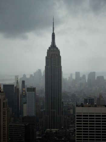 Empire State Building, New York, skyscraper Wallpaper 1668x2224