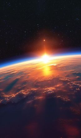 planet earth, sunlight Wallpaper 600x1024