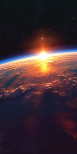 planet earth, sunlight Wallpaper 720x1440