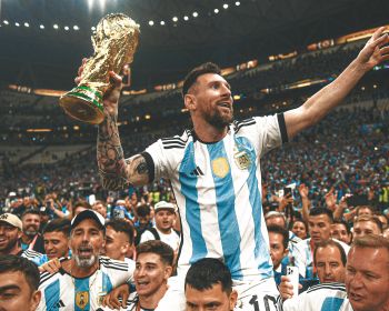 Обои 1280x1024 Лионель Месси, ЧМ 2022 по футболу, сборная Аргентины