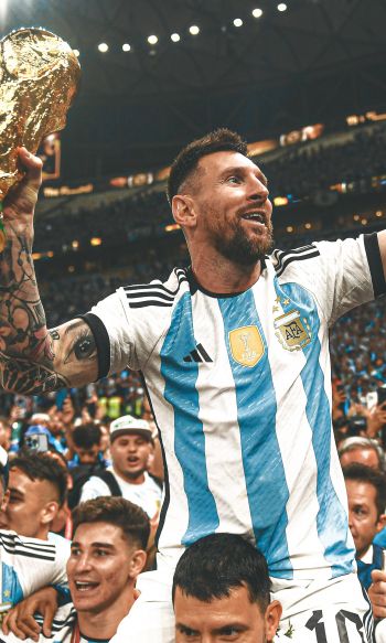 Lionel Messi, 2022 FIFA World Cup, Argentina national team Wallpaper 1200x2000