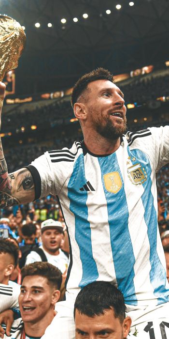 Lionel Messi, 2022 FIFA World Cup, Argentina national team Wallpaper 720x1440