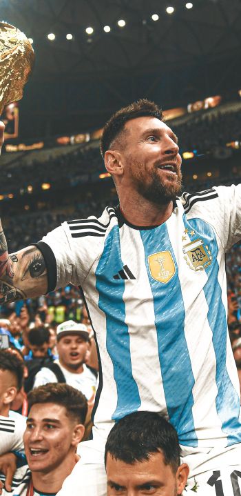 Lionel Messi, 2022 FIFA World Cup, Argentina national team Wallpaper 1080x2220