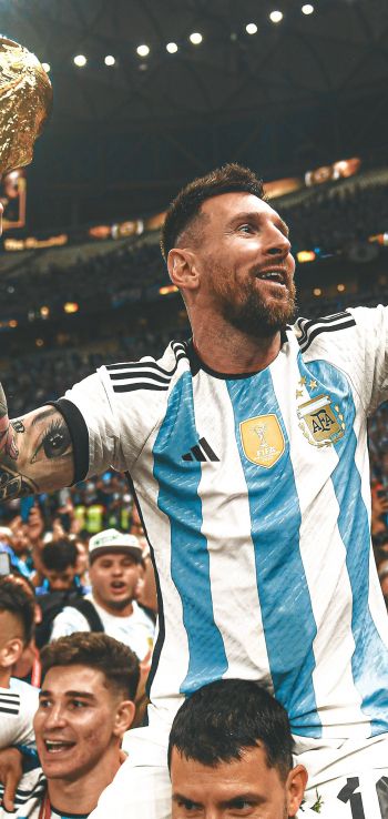 Lionel Messi, 2022 FIFA World Cup, Argentina national team Wallpaper 720x1520