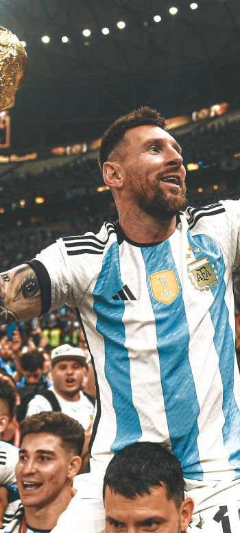 Lionel Messi, 2022 FIFA World Cup, Argentina national team Wallpaper 720x1600