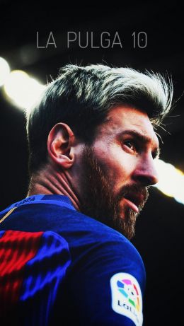 Lionel Messi, soccer player, FC Barcelona Wallpaper 640x1136