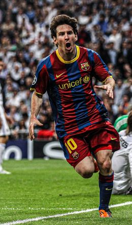 Lionel Messi, soccer player, FC Barcelona Wallpaper 600x1024