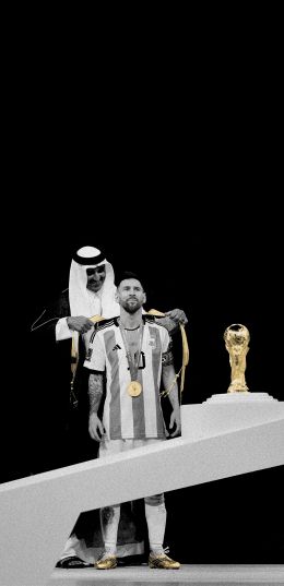 Lionel Messi, 2022 FIFA World Cup, World Cup Wallpaper 1440x2978