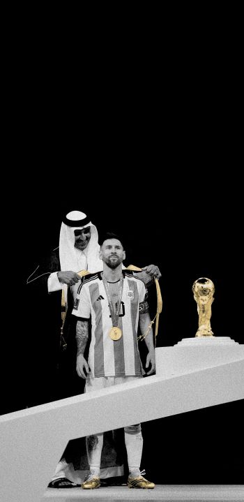 Lionel Messi, 2022 FIFA World Cup, World Cup Wallpaper 1080x2220