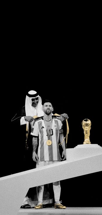 Lionel Messi, 2022 FIFA World Cup, World Cup Wallpaper 1080x2280