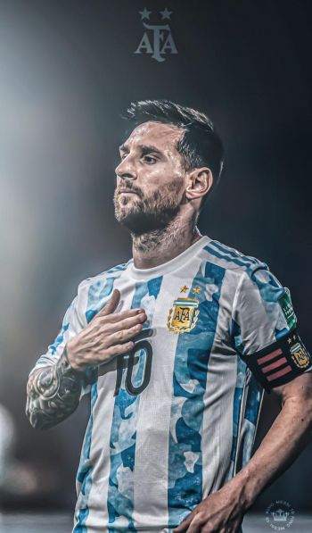 Lionel Messi, soccer player Wallpaper 600x1024