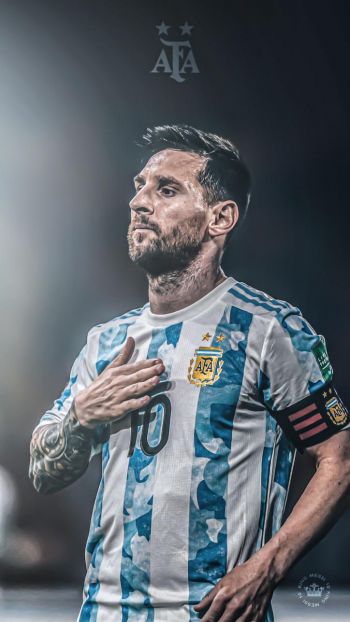 Lionel Messi, soccer player Wallpaper 720x1280