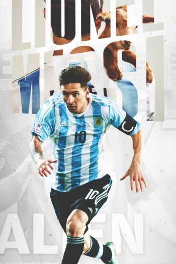 Lionel Messi, football player Wallpaper 640x960
