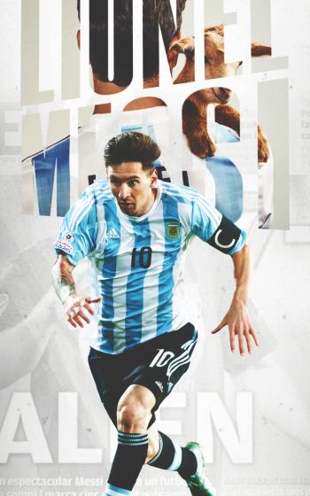 Lionel Messi, football player Wallpaper 800x1280