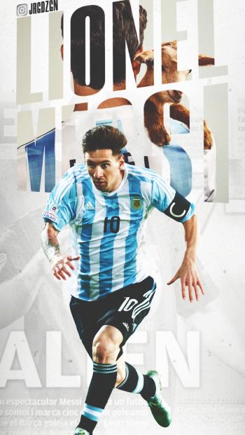 Lionel Messi, football player Wallpaper 640x1136