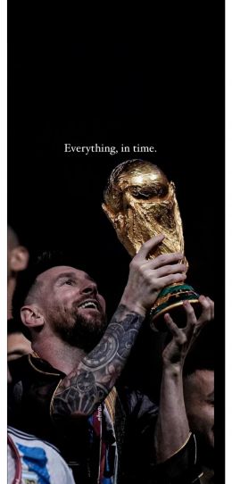 Lionel Messi, 2022 FIFA World Cup, World Cup Wallpaper 1080x2254