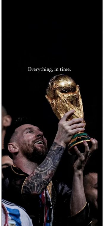 Lionel Messi, 2022 FIFA World Cup, World Cup Wallpaper 828x1792