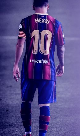 Lionel Messi, soccer player, FC Barcelona Wallpaper 600x1024