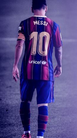 Lionel Messi, soccer player, FC Barcelona Wallpaper 1080x1920